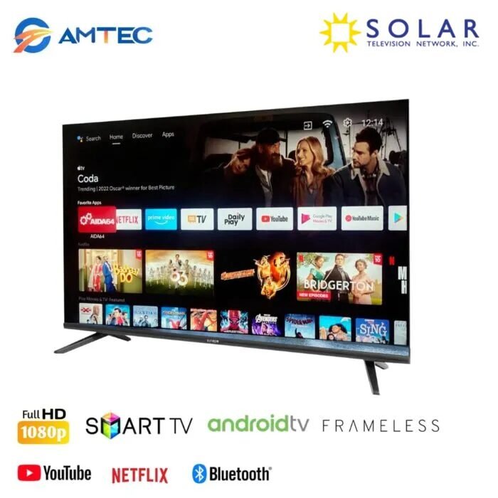 Amtec 32 inch smart android tv ACDC Amtec 32 Inch Smart Android TV AC/DC