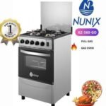 Nunix Free Standing 4 Gas Burner Cooker With Oven