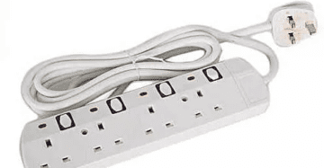 JSB 4 Way Power Extension Cable 5M