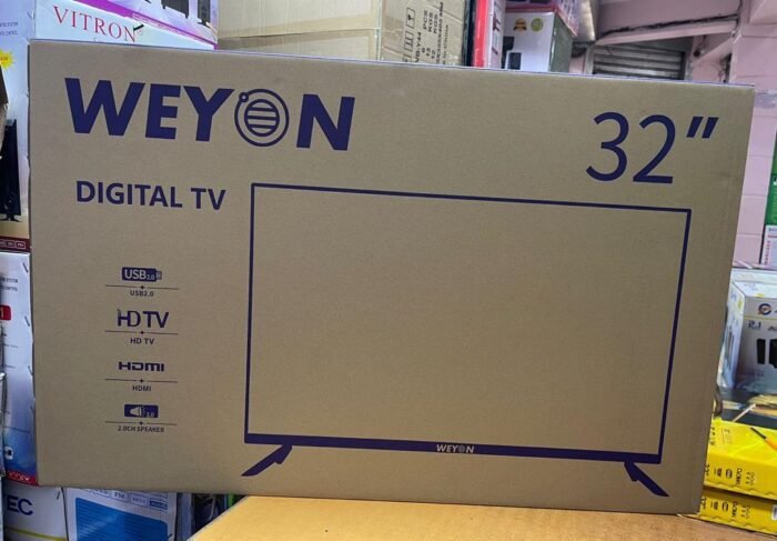 WEYON 32" Digital TV Inbuilt decoder HD HDMI, USB inputs Framed