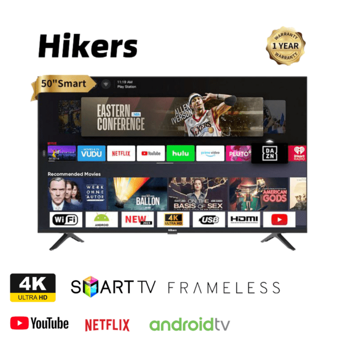 Hikers 50 Inch Smart Android TV