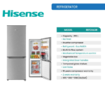 Hisense 292 Liters Fridge REF286DR Hisense 292 Liters Fridge REF286DR