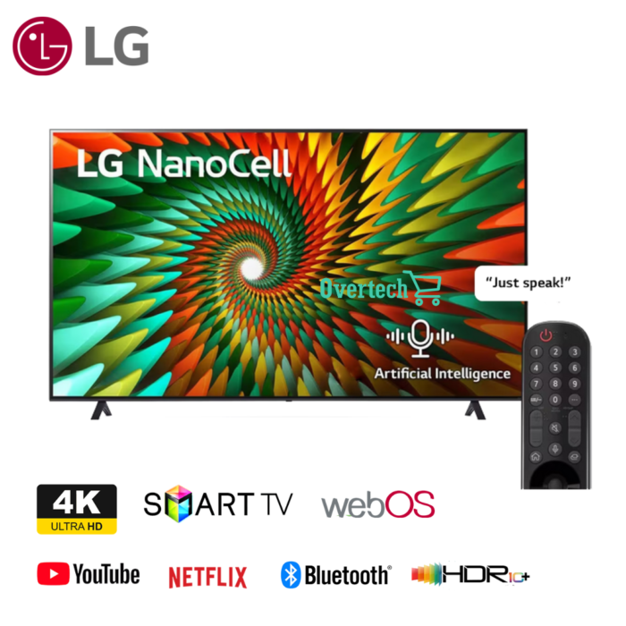 LG 65 Inch NANO 77 Series Smart TV Nanocell (65NANO776RA) LG 65 Inch NANO 77 Series Smart TV Nanocell (65NANO776RA)