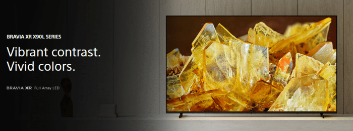 Sony 55 inch X90L Smart Google TV (55X90L)