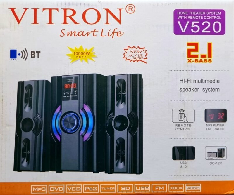 Vitron V520 Bluetooth SubWoofer 10000W
