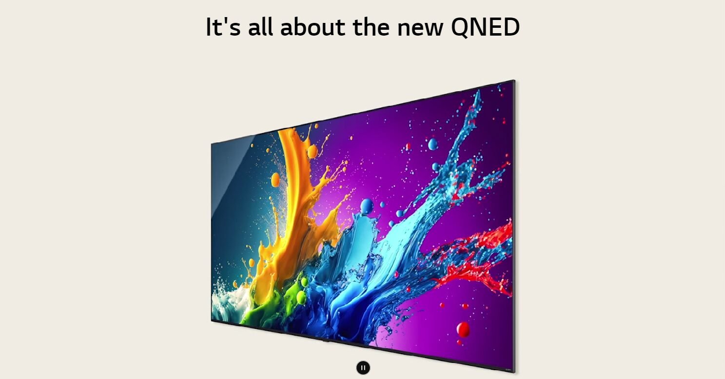 LG 65 inch QNED80T Smart TV QNED 4K (65QNED80T6A)