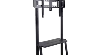 JH-1800S Multi-Function Mobile TV Cart 32-100 High Adjustable Bracket TV Stand Trolley Shelf Stand Wheels