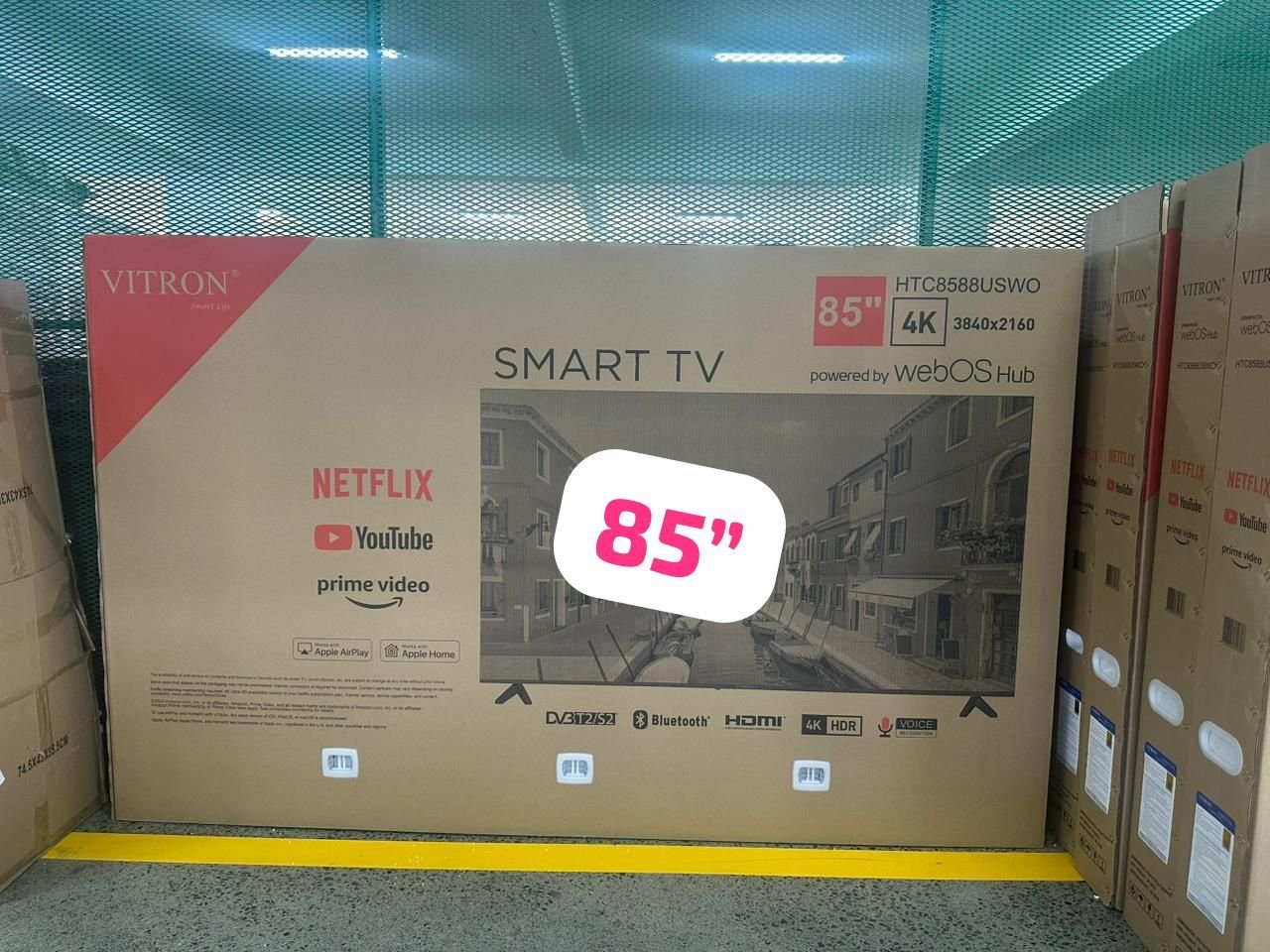 Vitron 85 inch Smart 4K WebOS TV HTC8588USWO