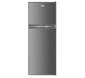 Von VRT-181DRAX Double Door Fridge - 181Litres Inox