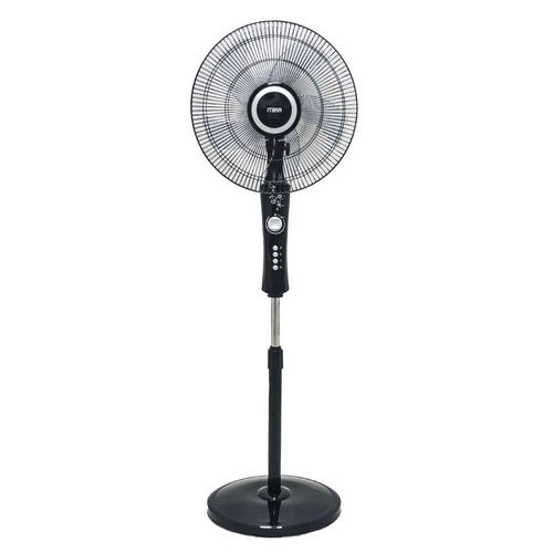 MFS1625BS_Front (1) MIKA STANDING FANMFS1625BS 16", Black & Silver