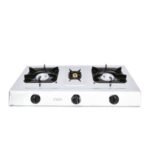MIKA GAS STOVE MGS2203 Stainless Steel, Triple Burner, Inox