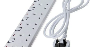 Jsb 6 way Extension 10 meter with Surge Protector
