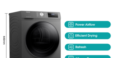 Hisense DHQA902UT 9kg Dryer Front Load Full Automatic