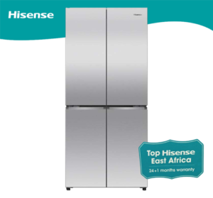 Hisense REF470DR 470L Fridge 4 Door Silver