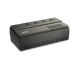APC 650VA Easy UPS, 375W/650VA AVR Universal Outlet 23V UPS, BV650I-MSX ⚡ Power Capacity: 650VA / 375W 🔌 Output Connections: 2x Universal Outlets 6x IEC 320 C13 (Battery Backup) 🔋 Battery Type: Sealed, maintenance-free lead-acid ⏱️ Backup Runtime: Up to 10 mins (half load), 3 mins (full load) 🔄 Recharge Time: 6 hours typical 📈 Surge Protection: 273 Joules 🌊 Waveform: Stepped approximation to sinewave ⚡ Transfer Time: 6ms typical, 10ms max 🔊 Noise: