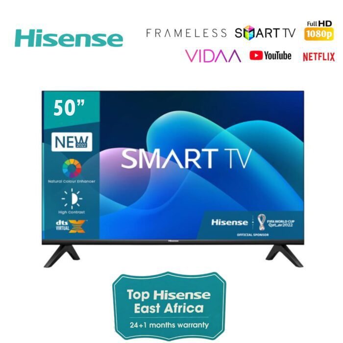 Hisense 50 Inch A4 Frameless Smart TV – 50A4