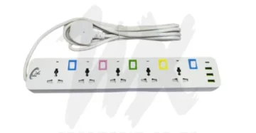 JSB 5 Ways 3 Metres Extension Cable with USB Ports