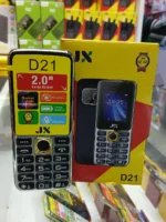 JX D21 Dual SIM Button Mobile Phone