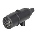 7pin Small Round Plastic Plug with Female Pin for Trailer
