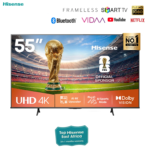 Hisense 55A6QKEN 4K UHD Smart TV Frameless