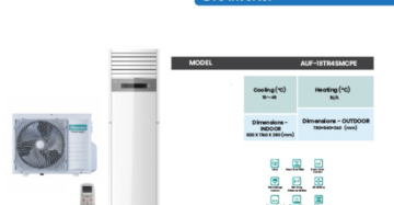 Hisense AUF-18TR4SMCPE 18000BTU Air Conditioner Floor Standing Inverter (Cooling Only)