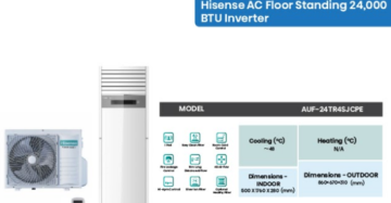 Hisense AUF-24TR4SJCPE 24,000 BTU Inverter Floor Standing Air Conditioner