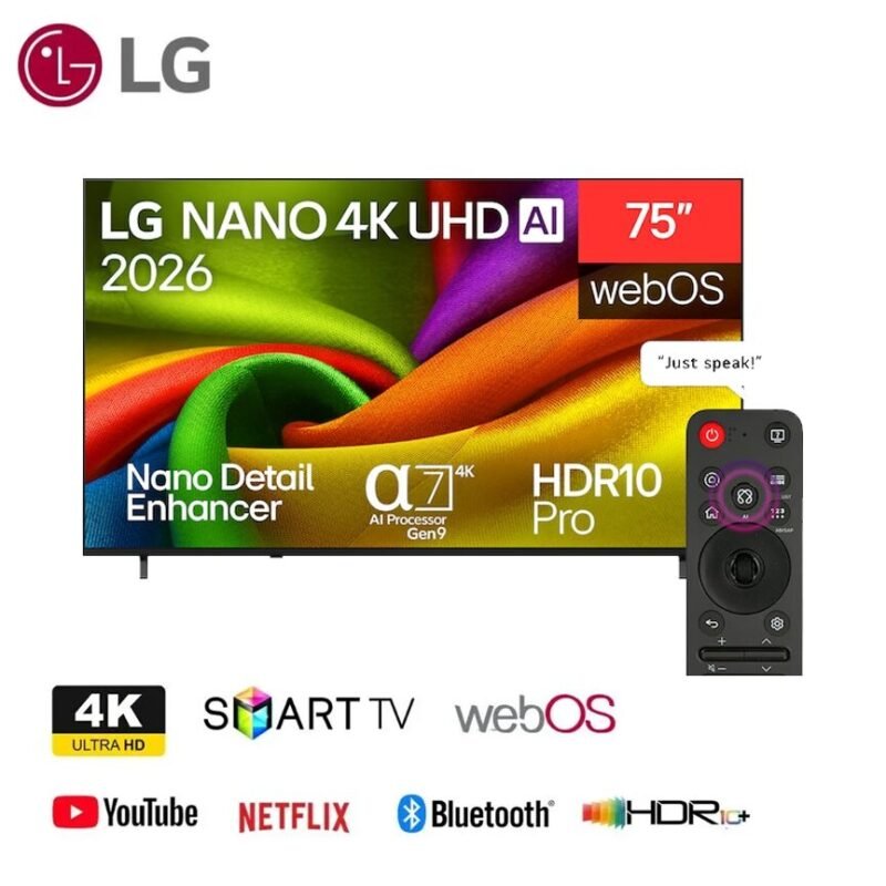 LG 75NU840B6LA 75 inch NANO 4K TV 2026 LG 75NU840B6LA 75 inch NANO 4K TV 2026