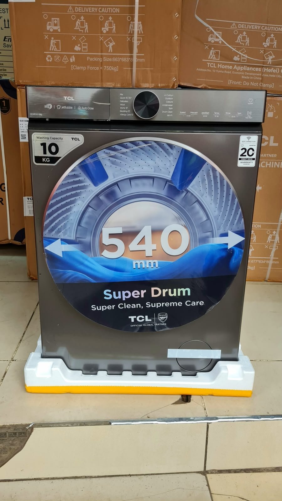TCL C510FLG 10kg WIFI Washing Machine